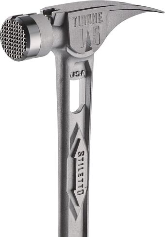 Stiletto TIB15MC 15 oz. Titanium TiBone Hammer Milled Face with Curved Handle in Saudi Arabia