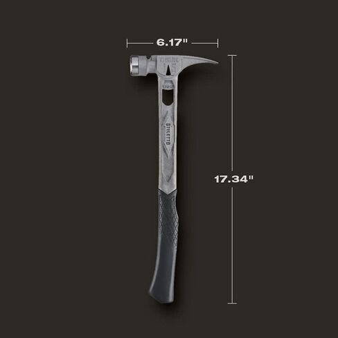 Stiletto TIB15MC 15 oz. Titanium TiBone Hammer Milled Face with Curved Handle in Saudi Arabia