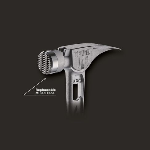 Stiletto TIB15MC 15 oz. Titanium TiBone Hammer Milled Face with Curved Handle in Saudi Arabia