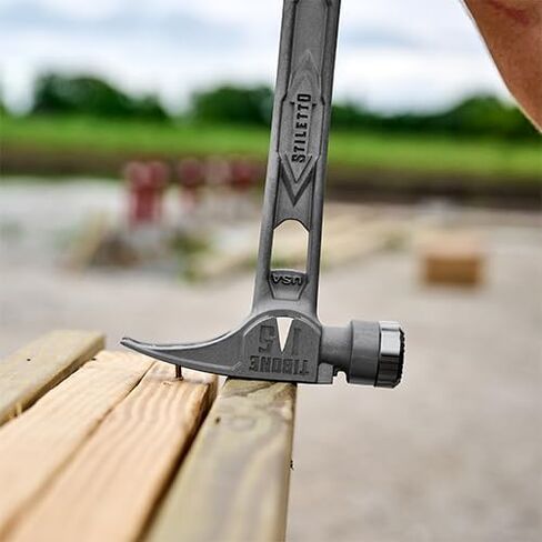 Stiletto TIB15MC 15 oz. Titanium TiBone Hammer Milled Face with Curved Handle in Saudi Arabia