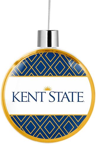 Kent State University Round Flat Christmas Tree Ornament Decoration for Tree Party Home Holiday Decor (Kent State University 1) in Kuwait