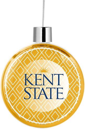 Kent State University Round Flat Christmas Tree Ornament Decoration for Tree Party Home Holiday Decor (Kent State University 1) in Kuwait
