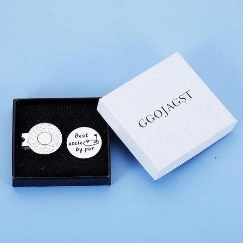 GGOJAGST Uncle Gifts for Men Best Uncle by Par Golf Ball Marker Gifts Fathers Day Birthday for Uncle from Niece Nephew Kids Brother Sister Funny Golf Lover Gift in Saudi Arabia