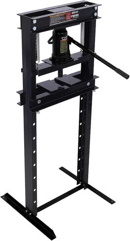 Steel Hydraulic Shop Press with Adjustable Height 12 Tons Capacity H-Frame Garage Floor Adjustable Shop Press with Plates Adjustable Working Table Performance Tool Bottle Jack Hydraulic Power Unit in Saudi Arabia