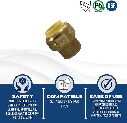 5 قطع XFITTING سدادة نهاية 3/4 بوصة، 27-2-5=5XX in Kuwait
