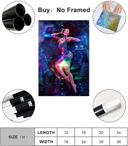 YHFKSIW Doja Poster Album Cover'' Planet Her ''Poster Canvas painting gift Room decoration (NO frame, 12x18 inch (30x45cm)) in Kuwait