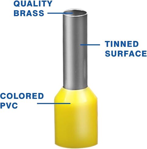 Wire Ferrule Crimping Tool, Square Crimp Profile, Self-adjusting Wire End-sleeves Crimper for AWG23-10 Insulated Terminal & Non-insulated Ferrule in Saudi Arabia