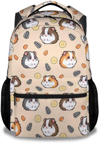 Guinea Pig Backpack for Boys, Girls - 16 Inch Backpacks for Kids 6-12 Years - Durable Cartoon Bookbag for Travel in Kuwait