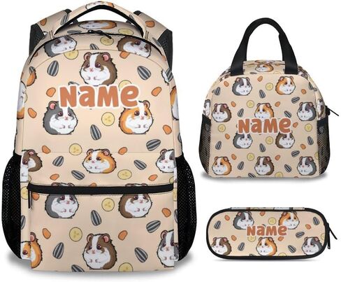 Guinea Pig Backpack for Boys, Girls - 16 Inch Backpacks for Kids 6-12 Years - Durable Cartoon Bookbag for Travel in Saudi Arabia
