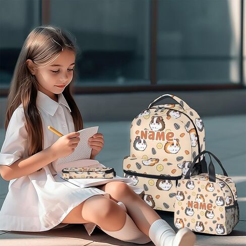 Guinea Pig Backpack for Boys, Girls - 16 Inch Backpacks for Kids 6-12 Years - Durable Cartoon Bookbag for Travel in Saudi Arabia