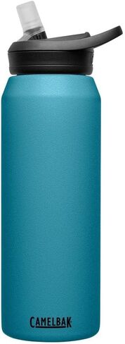 CamelBak eddy+ Water Bottle with Straw 32oz - Insulated Stainless Steel, Larkspur in Kuwait