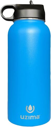 Uzima - Z-Source Filtered Water Bottle for Hiking, Backpacking, Camping, and Travel. Large 32oz Capacity with Double-Walled Stainless Steel Exterior. in Kuwait