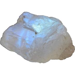 GEMHUB Untreated Raw Rough Moonstone 9.50 Ct. Certified Uncut Healing Crystal Natural Rainbow Moonstone Gemstone