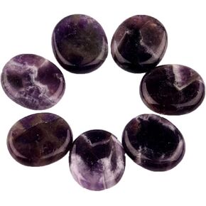 Amethyst Natural 7pieces/lot Small Palm Stone Crystal Quartz Reiki Healing Chakra