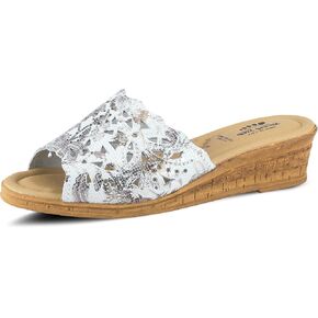 Women's Spring Step ESTELLA Fashion Wedge Slide Sandals