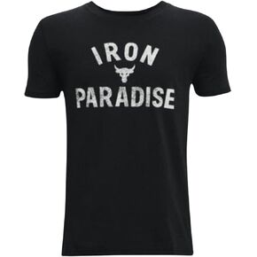 Under Armour Boys' Project Rock Graphic T-Shirt (as1, Alpha, m, Regular, Black(001))