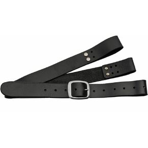 SZCO Supplies Adjustable Black Leather Shoulder/Waist Belt Holster for Medieval/Samurai Swords, 38 inches