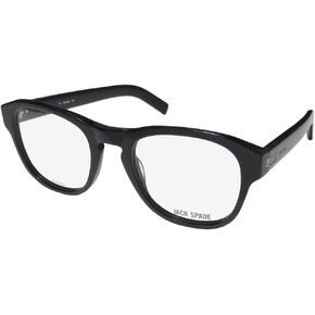 Jack Spade 0807 Men's Freeman Black Plastic Frame Eyeglasses
