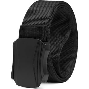 Nylon Ratchet Belt for Men, Military Tactical Stretch Web Golf Belt For Hiking Hunting Wotking Pants