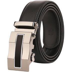 سيفيانتيا حزام بسقاطة للرجال، حزام جلد مصمم للرجال 1 3/8 انش للاحزمة الكاجوال in Kuwait