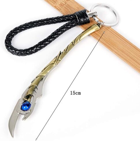 سلسلة مفاتيح محبوكة بحبل معدني للسيارة من جيه سي في سي اكس لوكي (15 سم) in Kuwait