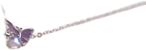 Stylish Butterfly Necklaces Platinum Pendant Necklace, Modern Versatile for Girlfriends Wives in Saudi Arabia