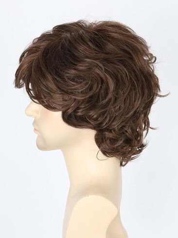 Men's Wig 70's 80's TV Star Wig Light Brown Natural Layered Hippie Wig Halloween Costume Cosplay Wig in Kuwait