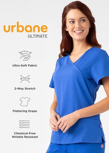 بنطلون نسائي من Urbane Ultimate مصمم خصيصًا من 3 جيوب من Cargo Scrub in Kuwait