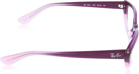 Ray-Ban RX5242 Oval Prescription Eyewear Frames, Violet Faded Opal Pink, 53 mm in Kuwait