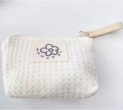 Summer Flower Coin Purse Women's Mini Key Coin Purse Change Purse Women's Waffle Coin Purse (white) in Saudi Arabia