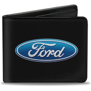 Ford Wallet, Bifold, Ford Oval Logo Centered, Vegan Leather