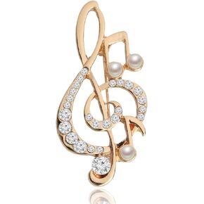 Musical Note Pin Treble Clef Musician Lapel Musical Note Pin Brooch Music Jewelry Singer Jewelry