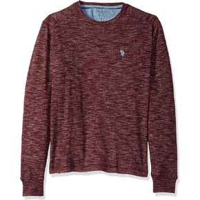 U.S. Polo Assn. Men's Spece Dye Crew Neck Thermal Shirt