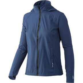 HUK Women's Pursuit Waterproof & Wind Resistant Zip Jacket