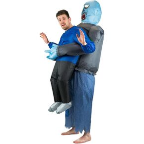 Halloween Scary Zombie Hostage Inflatable Costume for Adults (One Size)
