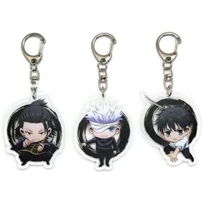 EBTY DREAMS Inc. - Set of 3 Jujutsu Kaisen Acrylic Keychain Suguru Getou, Satoru Gojou, Yuta Okkotsu v1