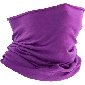Motique Accessories Solid Seamless Tube Bandana Neck Gaiter