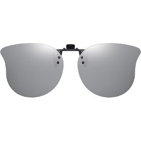 FF FRAZALA Polarized Cat Eye Clip-on Sunglasses Anti-Glare UV Protection Oversized Sunglasses Over Prescription Glasses