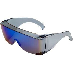 Calabria 3000 FL41 Pink Fitover Safety Glasses Wear Over Prescription Glasses Migraine Glasses FL-41 Light Sensitivity Glasses Women Men Outdoor Indoor Blue Light Blocker Over Glasses Eye Protection