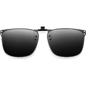 ARCAMOY Clip on Sunglasses Over Prescription Glasses Polarized Anti Glare Flip Up UV Protection Glasses For Men Women