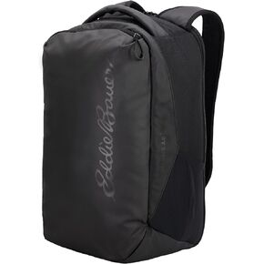 Eddie Bauer Voyager 3.0 30L Backpack with Dual Access Main Compartment and Back Panel Pockets for Both Laptop and Tablet, Black, OS