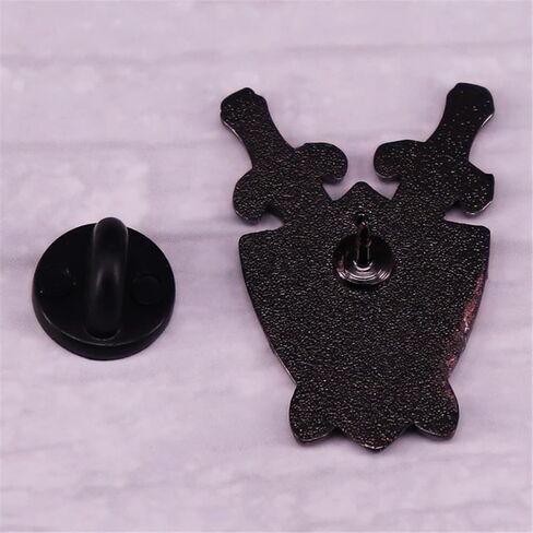 Dungeons and Dragons Dice Enamel Pin D20 DnD Game Brooches Alloy Brooch Lapel Pin RPG Gamer Lover Badge Pin Jewelry for Clothing Bags Jackets Decorative Gift, Metal, no gemstone, Metal, no gemstone in Kuwait