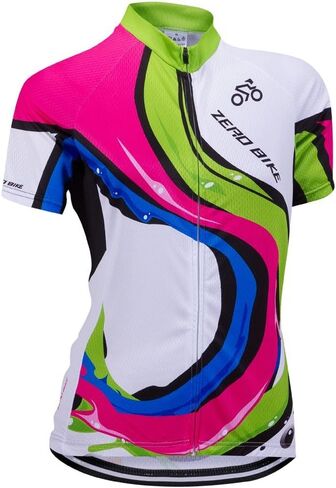 Women's Short Sleeve Cycling Jersey Jacket Cycling Shirt Quick Dry Breathable Mountain Clothing Bike Top in Saudi Arabia