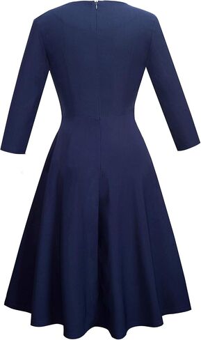 HOMEYEE Women's Cocktail A-Line Embroidery Casual Party Summer Wedding Guest Dress A079 in Kuwait