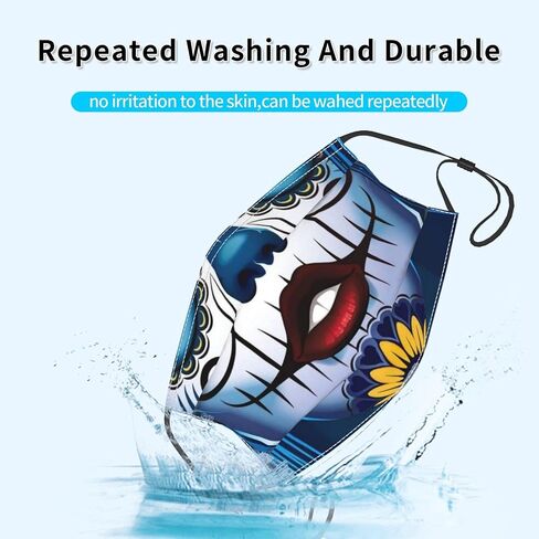 4pcs Face Mask with Filter Pocket Washable Balaclava Comfortable Reusable Adjustable Masks for Men Women in Saudi Arabia