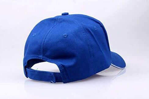 Blue Pine Tree Dipper Cap Flat Brim Baseball Cap Adjustable Fashion Hip Hop Unisex Blue Dad hat in Kuwait