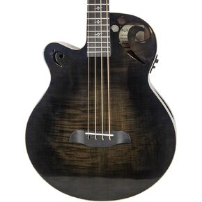 Sawtooth, 4-String Acoustic Electric Bass, Left Handed (ST-AB24EC-LH-TBLK)