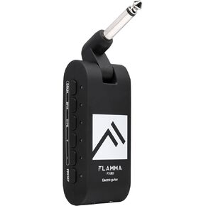FLAMMA FX20 Guitar Headphone Amp with APP 40 Drum Grooves 52 Amp Modes 5 Delay 5 Reverb Effects 14 Modulations for Practice Recording and Creativity