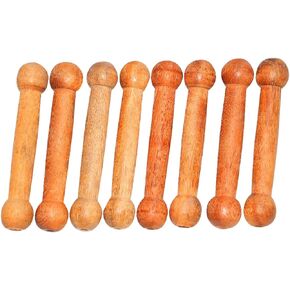 أعواد ضبط الطبلة الخشبية من ساتنام (جاتا) - مجموعة من 8 مكعبات ضبط in Kuwait