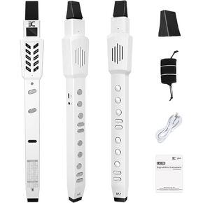 EX Digital Wind Instrument with 12 Tones, 3 Fingerings, Scales, Transpose Function, Automatic Vibrato, Three-octave Option, and Blow Intensities